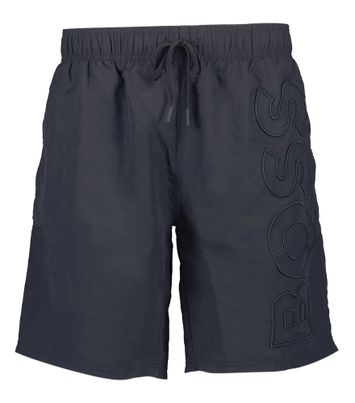 Donkerblauwe zwemshort met zakken Whale Boss