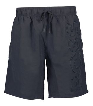 Hugo Boss Donkerblauwe zwemshort met zakken Whale Boss
