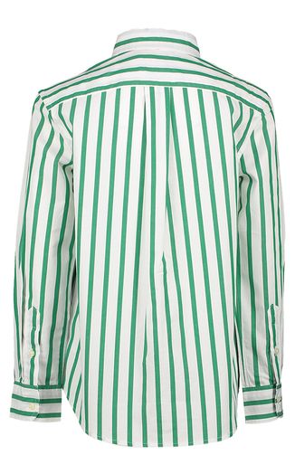 Groen wit gestreept hemd Ralph Lauren