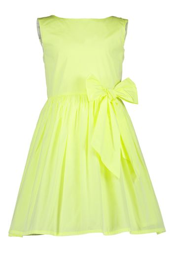 Fluo gele jurk met strik Malou Communie Blue Bay