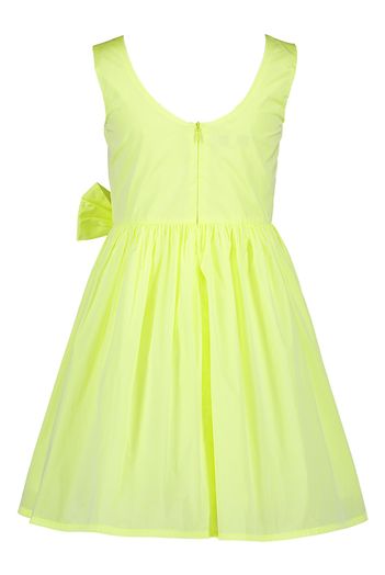 Fluo gele jurk met strik Malou Communie Blue Bay
