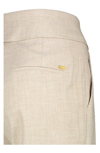 Beige wijde broek met detail aan de taille Scotch & Soda