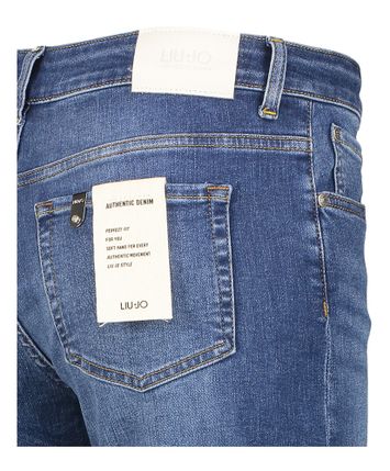 Donkerblauwe jeans short Liu Jo