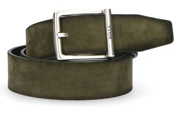 Donkergroene riem Rudy Hugo Boss 