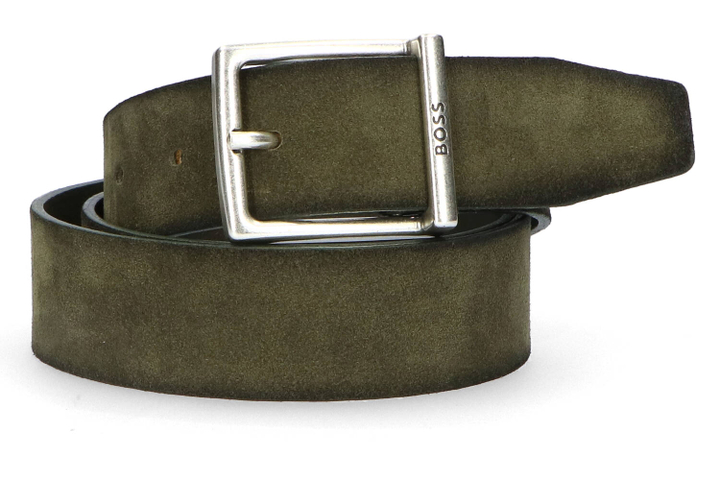 Donkergroene riem Rudy Hugo Boss 