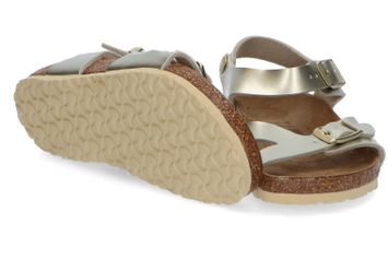 Goudkleurige sandalen met gespen Birkenstock