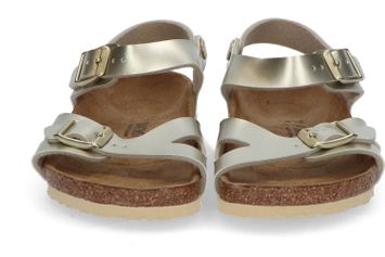 Goudkleurige sandalen met gespen Birkenstock