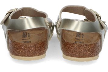 Goudkleurige sandalen met gespen Birkenstock