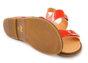 Oranje sandalen Ocra