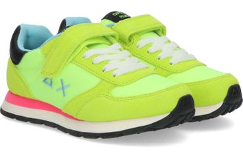 Fluo gele sneakers Sun 68