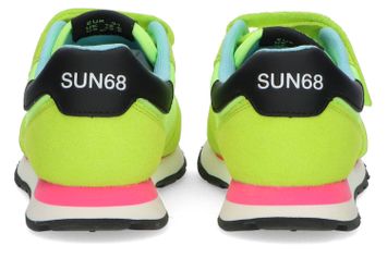 Fluo gele sneakers Sun 68