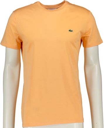 Oranje t-shirt met korte mouw Lacoste 