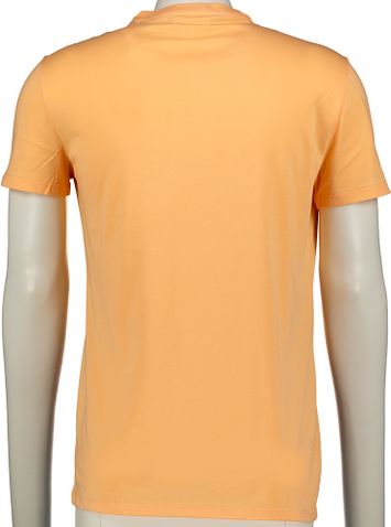 Oranje t-shirt met korte mouw Lacoste 