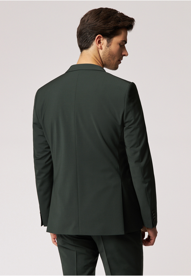 Donkergroene blazer Roy Robson 
