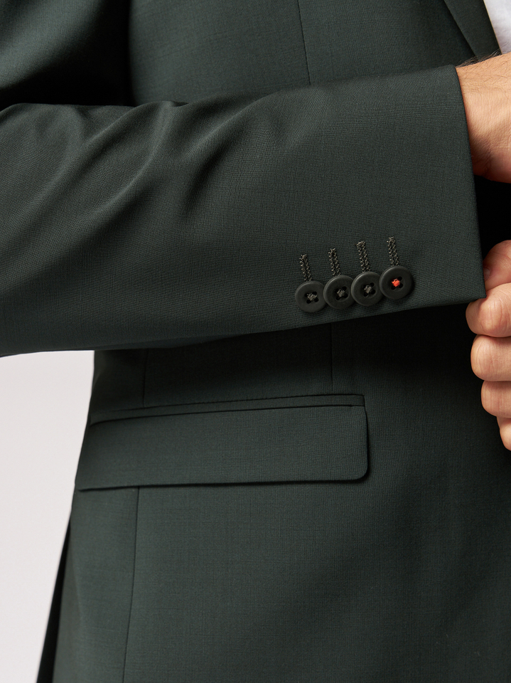 Donkergroene blazer Roy Robson 