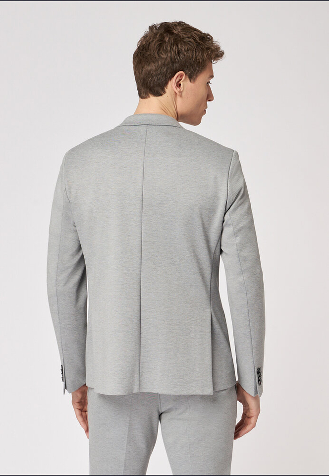 Grijze blazer Slim Fit Roy Robson