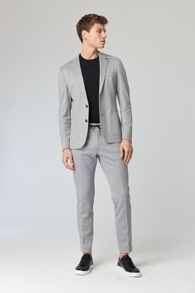 Grijze blazer Slim Fit Roy Robson