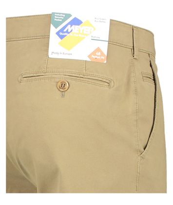 Kaki kleurige geklede broek BONN DEPOT Meyer 