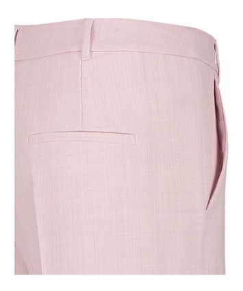 Lichtroze geklede broek met schakkering Palco Marella