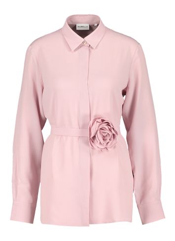 Babyroze blouse met detail Sauro Marella