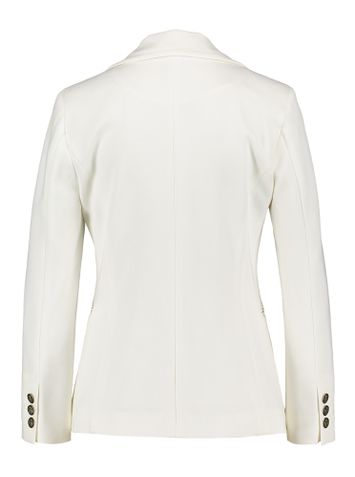 Ecru blazer met goudkleurige knoop Lia Marella