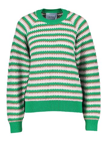 Multicolor pull met ronde hals Claudine Minus
