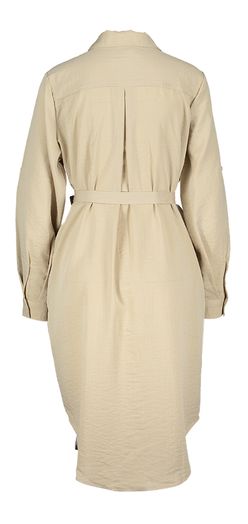 Beige kleed met knoopsluiting Sylvie Peppercorn