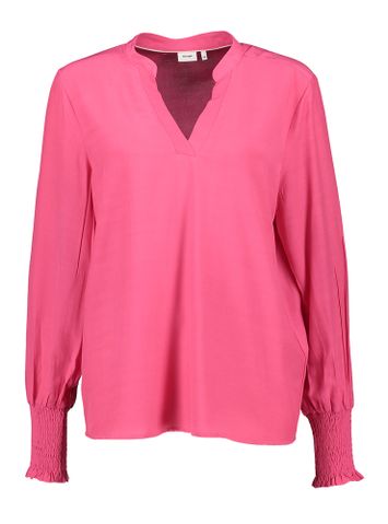 Roze blouse met V-hals Nu Softy Nos Numph 