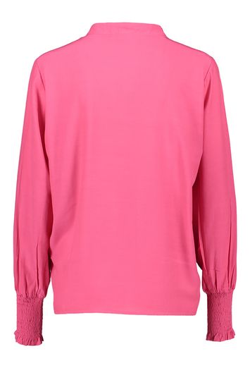 Roze blouse met V-hals Nu Softy Nos Numph 