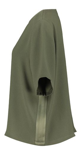 Groene blouse met korte mouwen Closed