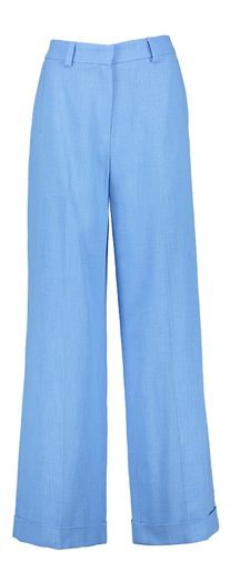 Blauwe wijde broek Riani