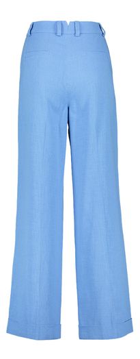 Blauwe wijde broek Riani