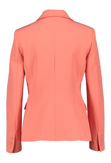 Koraalkleurige blazer met detailknopen Sakura Kocca
