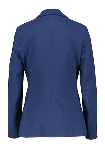 Koningsblauwe blazer met knoop Linarra Kocca