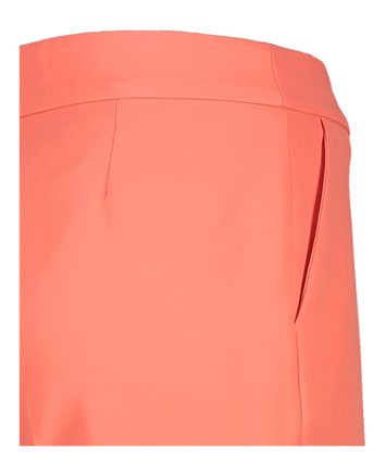 Koraalkleurige geklede boocut broek Yoghi Kocca