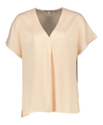 Lichtroze glanzende blouse Burynn Kocca
