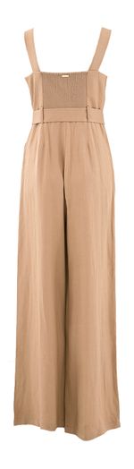 Bruine linnen jumpsuit Calida Kocca 