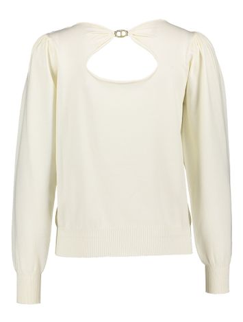 Ecur pulletje met boothals Twinset