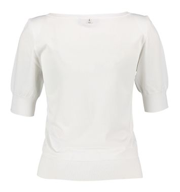 Wit pulletje met detail op de borst Twinset