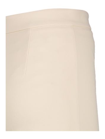 Beige geklede broek met bandplooien Elisabetta Franchi