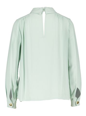 Groene blouse met ketting aan de kraag Elisabetta Franchi