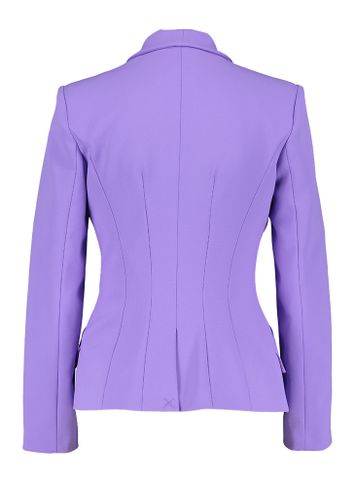 Paarse blazer met knoopsluiting Elisabetta Franchi