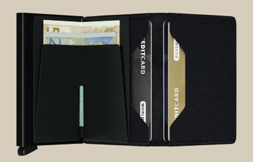 Zwarte miniwallet Crisple Secrid 