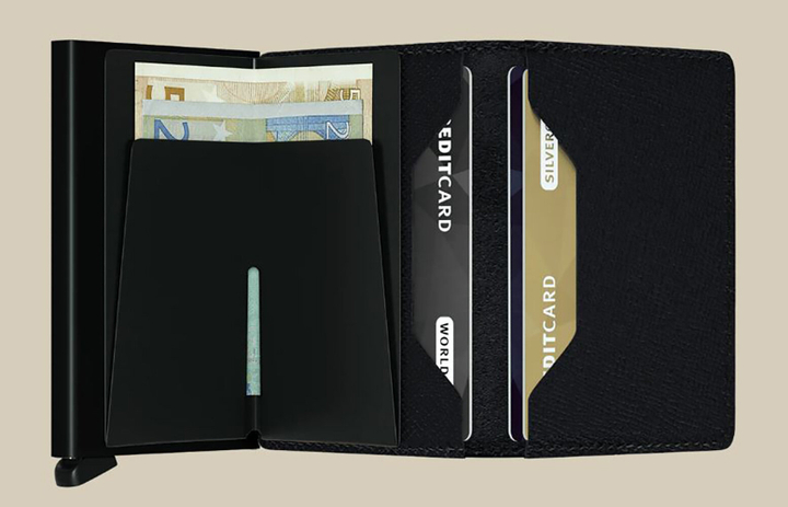 Zwarte miniwallet Crisple Secrid 