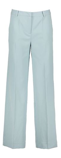 Lichtblauwe geklede wijde broek Lexi Wide Ichi