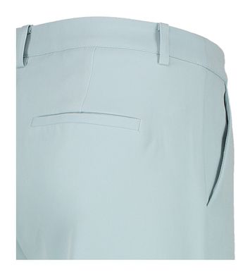 Lichtblauwe geklede wijde broek Lexi Wide Ichi