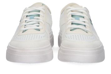 Witte sneakers met lichtblauwe details Diadora