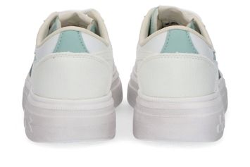 Witte sneakers met lichtblauwe details Diadora