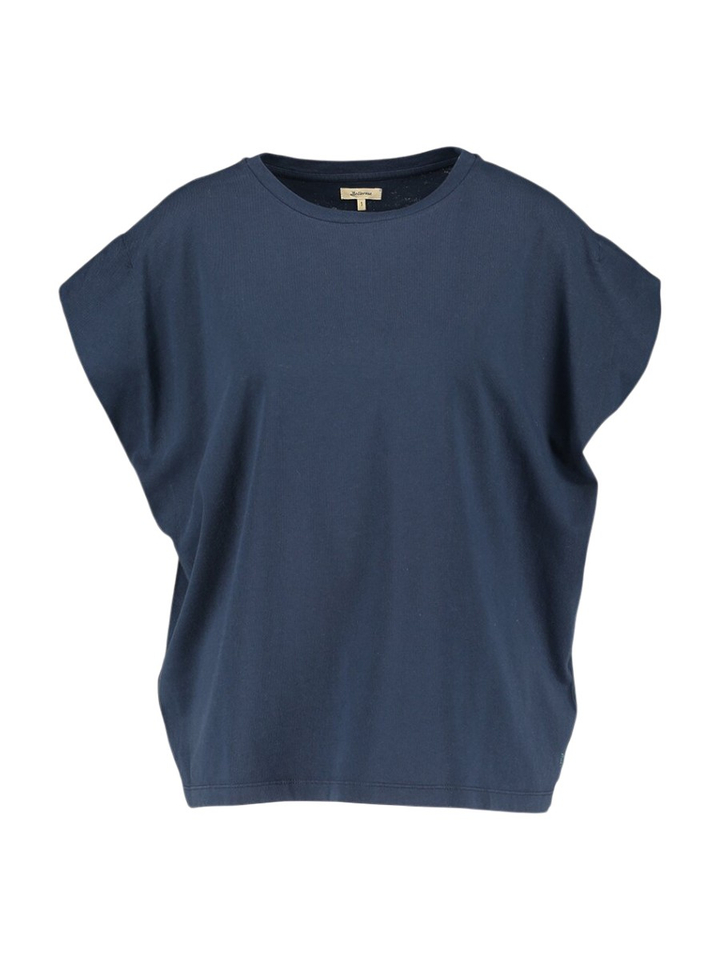 Blauwe Parker t-shirt Vice Bellerose