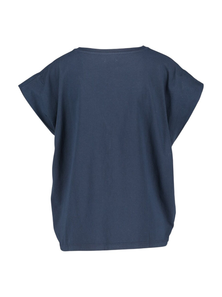 Blauwe Parker t-shirt Vice Bellerose